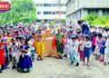 डॉ.उल्हास पाटील इंग्लिश मिडीयम स्कूल चिमुकल्यांची आषाढी ची वारी उत्साहात साजरी