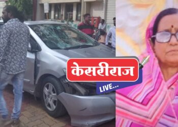 हिट अँड रनचा थरार : भरधाव कारने घरासमोर उभ्या ५ महिलांना उडवले; वृद्ध महिला ठार