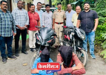 जळगावात चोरीच्या दुचाकींसह दोघे चोरटे गजाआड