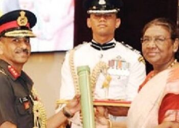 असोद्याचे लेफ्टनंट जगदीश चौधरी यांना राष्ट्रपतींच्या हस्ते “परम विशिष्ट सेवा पदक”