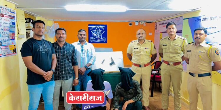 प्रसारित फोटोवरून कारवाई : दोन तरुणांकडून गावठी कट्टा जप्त