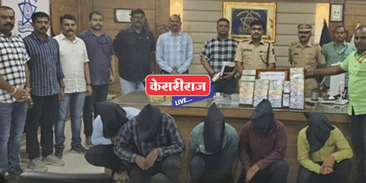 धरणगावच्या व्यापाऱ्याकडून ११ लाखांची रोकड लुटणाऱ्या ५ जणांना अटक