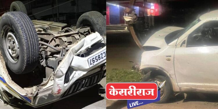 डिझेल चोरट्यांचा फिल्मीस्टाईल पाठलाग करताना ४ पोलीस, २ नागरिक जखमी