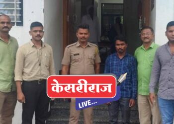 पत्नीवर प्राणघातक हल्ला करणाऱ्या फरार पतीला जामनेर शहरातून अटक