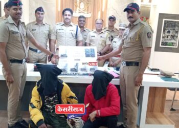 कोयता, ५ गावठी कट्टे, काडतूसांसह छत्रपती संभाजी नगरच्या दोघांना शिताफिने अटक