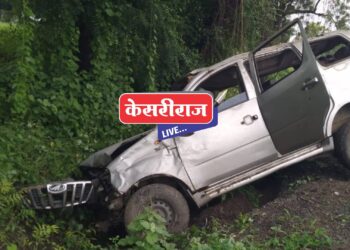 चारचाकी वाहनाच्या भीषण अपघातात शेतमजूर महिला ठार; ७ महिला गंभीर जखमी