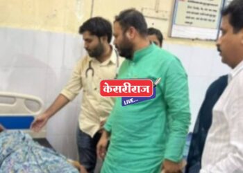 धरणगाव अपघातातील जखमींची प्रतापराव पाटील यांनी केली विचारपूस