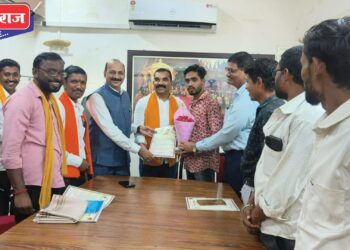 गोर सेनेच्या जिल्हा अध्यक्षपदी अर्जुन जाधव यांची नियुक्ती