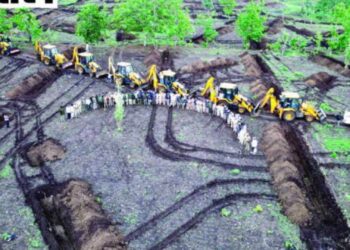 वनविभागाची धडक कारवाई : उनपदेव शिवारातील अनधिकृत अतिक्रमणे काढली