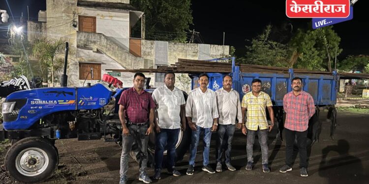 पळासदळ येथील शास्त्री इन्स्टीट्यूटमधून पाईप चोरणाऱ्या चौघांना अटक