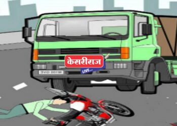 राष्ट्रीय महामार्गावर भरधाव डंपरने दिली दुचाकीला धडक : चालक गंभीर जखमी