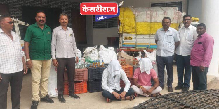 पावणेसहा लाखांचा बनावट मद्यसाठा जप्त, दोघांना अटक