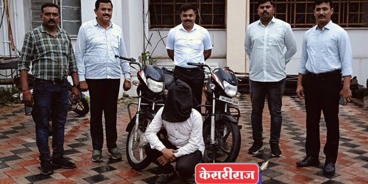 भुसावळातून दुचाकीचोरी करणारा तरुण ताब्यात : २ वाहने हस्तगत