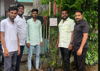 मेहरूण परिसरातील विचार वारसा फाउंडेशनतर्फे वृक्षारोपणसह वृक्ष वाटप