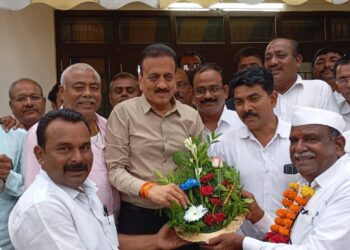 जामनेर येथे कृषी उत्पन्न बाजार समिती सभापतीपदी अशोक भोईटे यांची बिनविरोध निवड