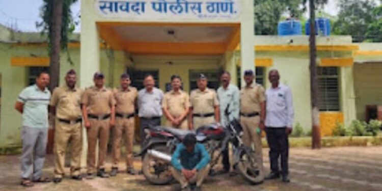 दुचाकीचोराला मुद्देमालासह अटक ; सावदा पोलिसांची कारवाई