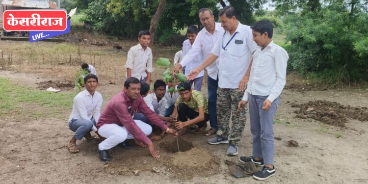 माझी वसुंधरा अभियान 5.0 अंतर्गत पृथ्वी या तत्त्वावर वृक्ष लागवडीसाठी रोपे तयार करून वृक्ष लागवडीचा जैन इरिगेशन सिस्टिम लिमिटेड यांचा मानस
