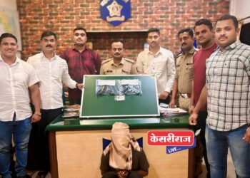 मध्यप्रदेशातील गुन्हेगाराकडून दोन गावठी कट्ट्यांसह काडतूस जप्त