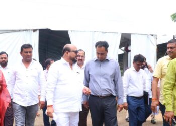 मुख्यमंत्र्यांच्या सभेची सागरपार्कवर जय्यत तयारी