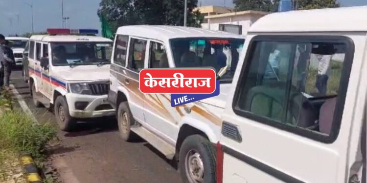 मुख्यमंत्री एकनाथ शिंदे यांच्या ताफ्यामध्ये अपघात, ४ वाहने क्षतिग्रस्त