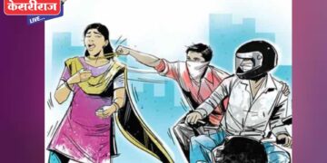 दुचाकीवरील गळ्यातील सोन्याची पोत दोघांनी धुमस्टाईल लांबविली