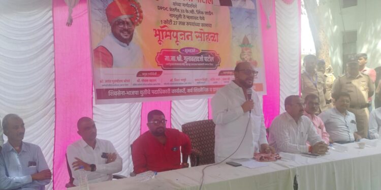 म्हसावद ते नागदुली लाईनचे पालकमंत्र्यांच्या हस्ते भूमीपूजन, जळगाव तालुक्यातील १९ गावांना लाभ