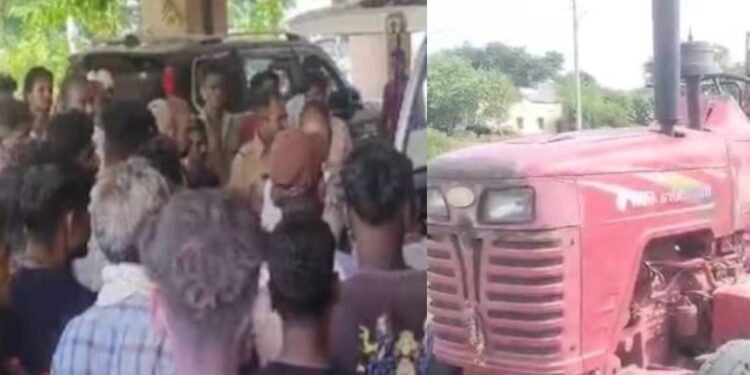 विर्सजन मिरवणुकीत तीन अल्पवयीन मुलांना चिरडले !