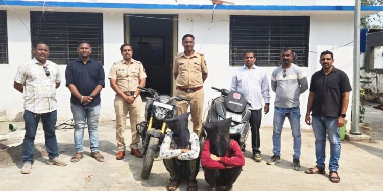 चोरीच्या दुचाकींसह मालेगावच्या चोरट्यांना अटक