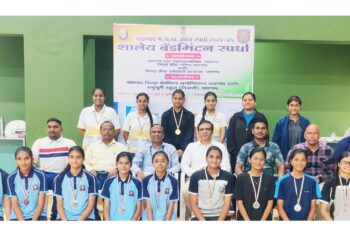 जळगाव म. न. पा. आंतरशालेय बॅडमिंटन स्पर्धा २०२४ उत्साहात