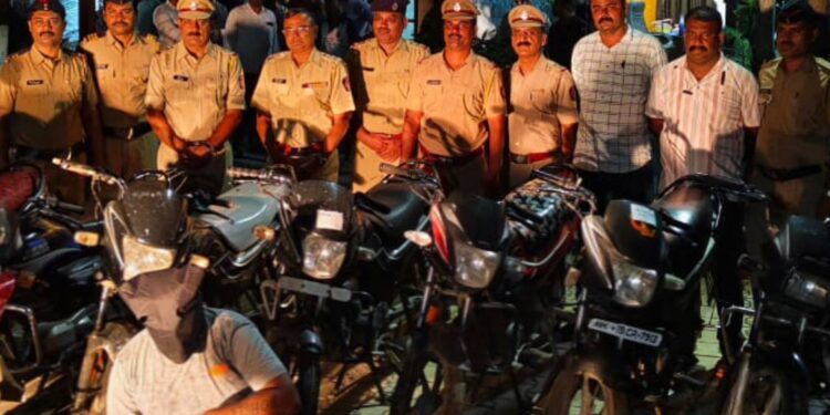 अट्टल दुचाकी चोरट्याला शिताफीने अटक, १९ दुचाकी जप्त