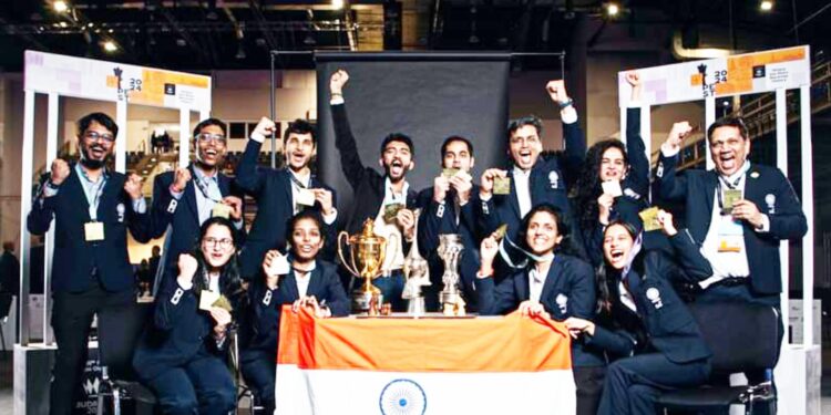 ऑलिम्पियाड स्पर्धेत भारताची ऐतिहासिक कामगिरी