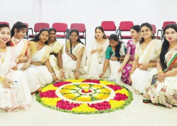 गोदावरी नर्सिंग महाविद्यालयात ओणम सण उत्साहात