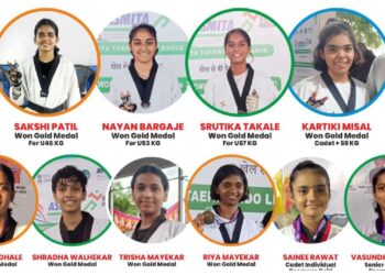 खेलो इंडिया तायक्वांदो स्पर्धेत महाराष्ट्र मुलींनी पटकवली १० सुवर्णपदके