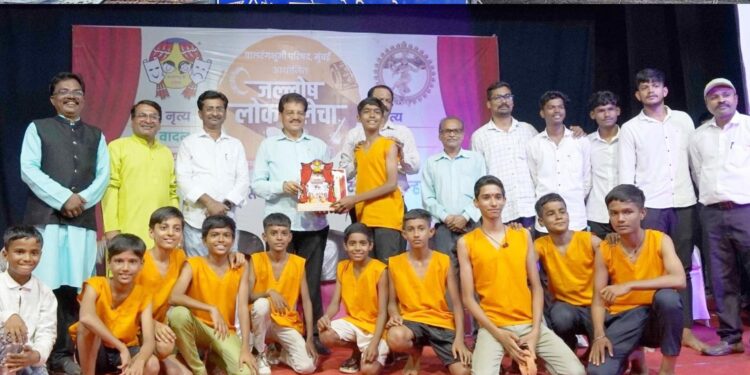 बालरंगभूमी परिषदेचा ‘जल्लोष लोककलेचा’ महोत्सवात अनुभूती इंग्लिश मिडीअम स्कूलचे यश