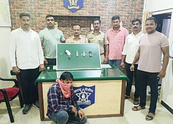 विक्रीसाठी आणले गावठी पिस्तूल : इसमाकडून २२ हजाराचा मुद्देमाल जप्त