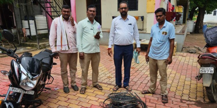 वीजचोरी प्रकरणी महावितरणची मोठी कारवाई