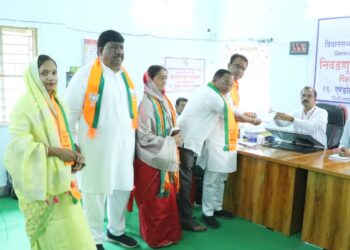 अमोल चिमणराव पाटील यांनी भरला निवडणुकीचा अर्ज