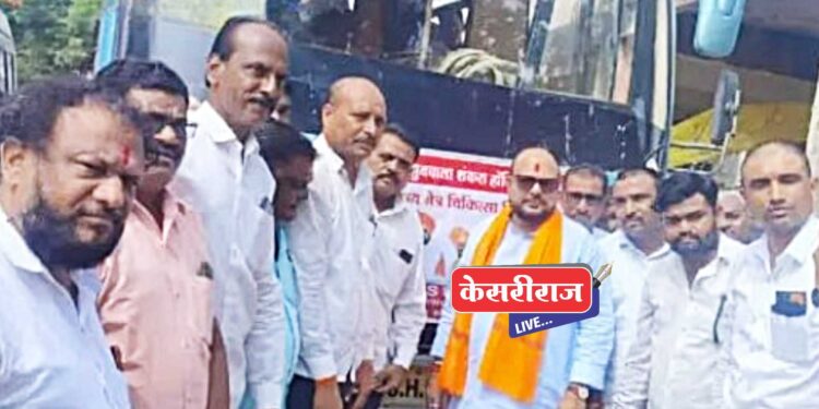 तालुक्यातील ९५ रुग्णांना मोतीबिंदूच्या ऑपरेशनसाठी पनवेलला केले रवाना !