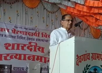 शारदीय व्याख्यानमालेतून होतोय बौद्धिक विकास : ग्रामस्थांकडून उपक्रमाचे स्वागत