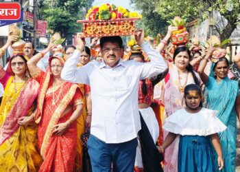 अध्यात्मिक उन्नतीसाठी शिवमहापुराण कथा लाभदायी : आ. राजूमामा भोळे