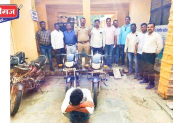 दुचाकी चोराला मुद्देमालासह अटक, जळगाव एमआयडीसी पोलीस स्टेशनची कारवाई