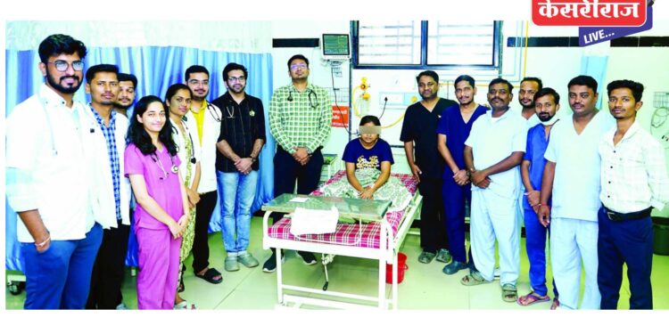 २९ वर्षीय युवतीच्या हृदयावरील छीद्रावर यशस्वी शस्त्रक्रिया