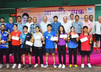 आमदार राजूमामा भोळे चषक अंतर्गत ४ थी राज्य अजिंक्यपद टेबल टेनिस स्पर्धा उत्साहात