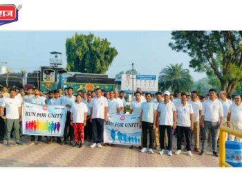 भुसावल रेल्वे मंडळात राष्ट्रीय एकता दिवस उत्साहात