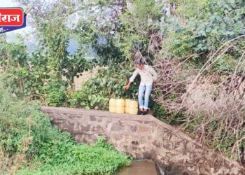 पोलिसांकडून ७५ हजार रुपयांचे रसायन नष्ट, गावठी हातभट्टीवर कारवाई