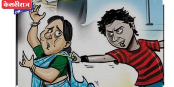 बांधकामावर तिसऱ्या मजल्यावरून पडून तरुण मजूर गंभीर