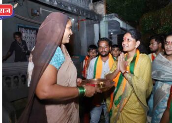 आ. मंगेश चव्हाण यांच्या रोजच्या प्रचाराची धुरा आता पत्नी प्रतिभाताईंकडे..!