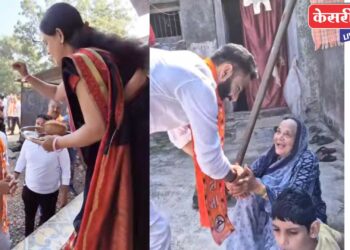 आ. किशोर पाटील यांच्या प्रचारार्थ पुत्र सुमित उतरले मैदानात