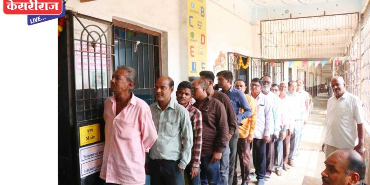 मतदारांचा संमिश्र प्रतिसाद, जळगाव जिल्ह्यात आतापर्यंत ५४.६९ टक्के मतदान