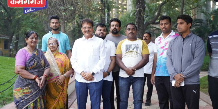 जळगावात आ. राजूमामांचा “मॉर्निंग वॉक” प्रचार, नागरिकांचा सकारात्मक प्रतिसाद